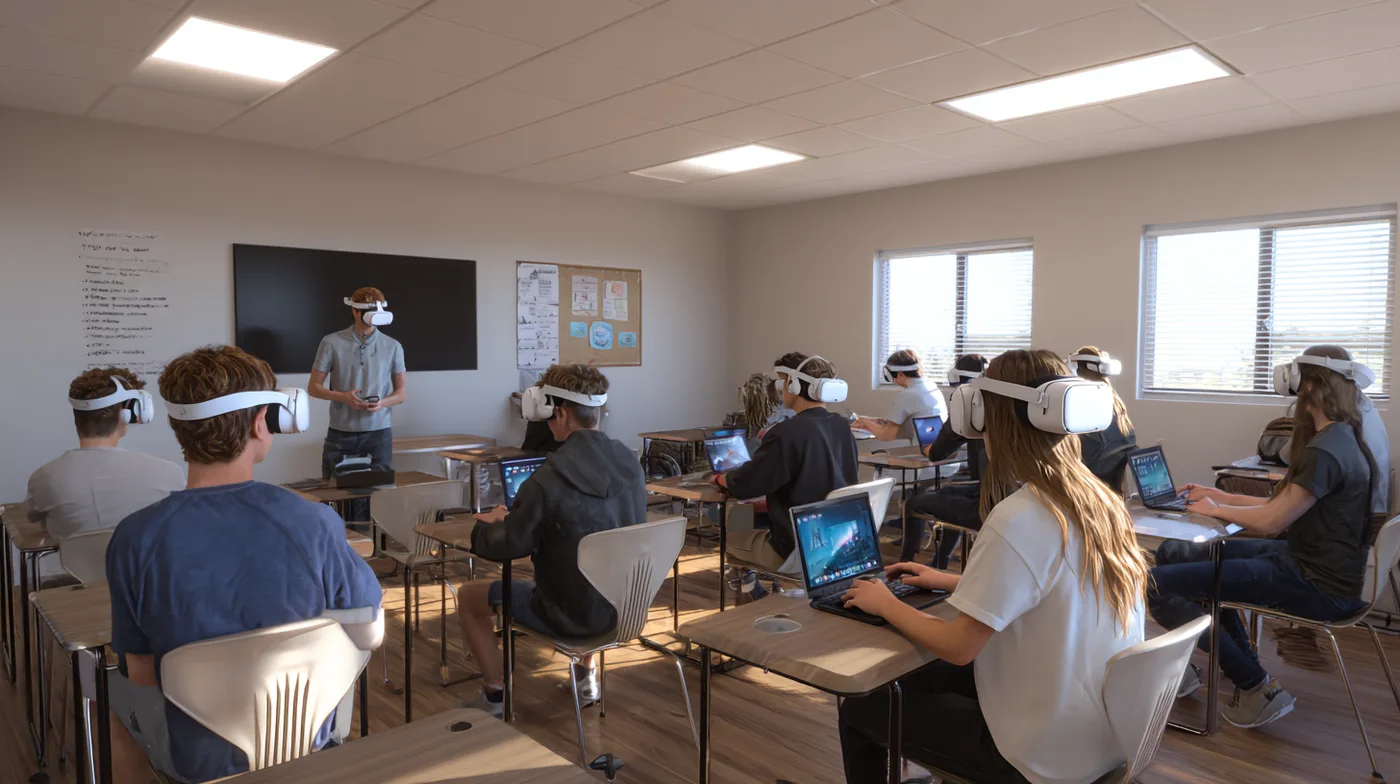 VR Classrooms for STEM and Career Preparation